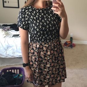 NWOT Dual Pattern Dress